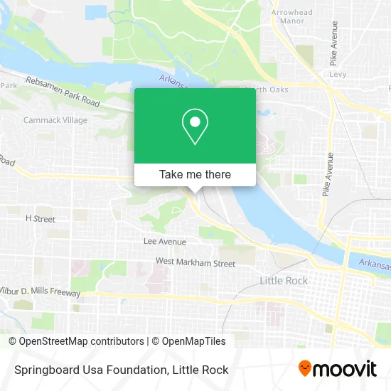 Springboard Usa Foundation map