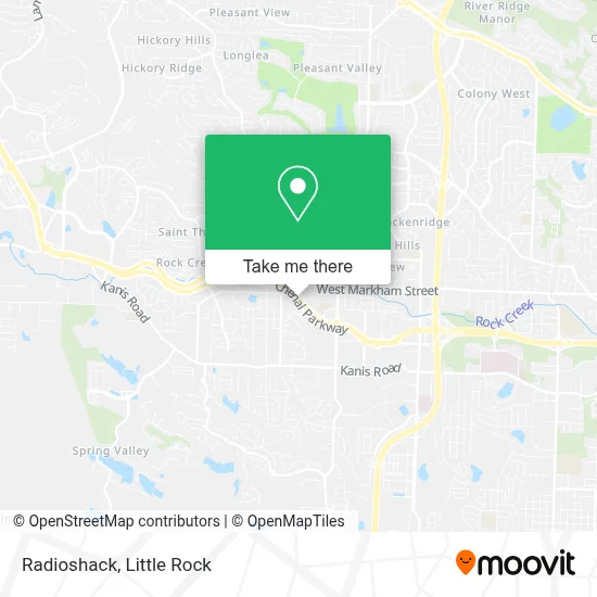 Radioshack map