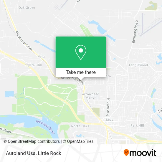 Autoland Usa map