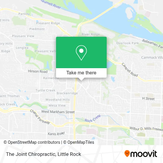 The Joint Chiropractic map