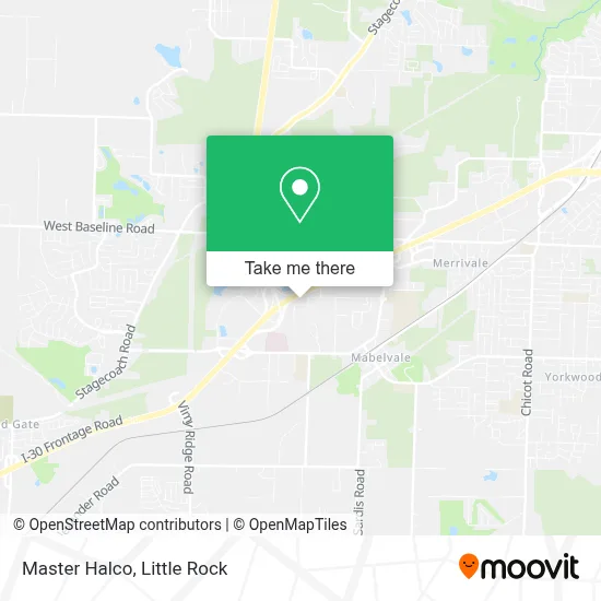 Master Halco map