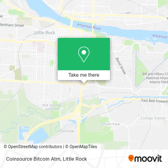 Coinsource Bitcoin Atm map
