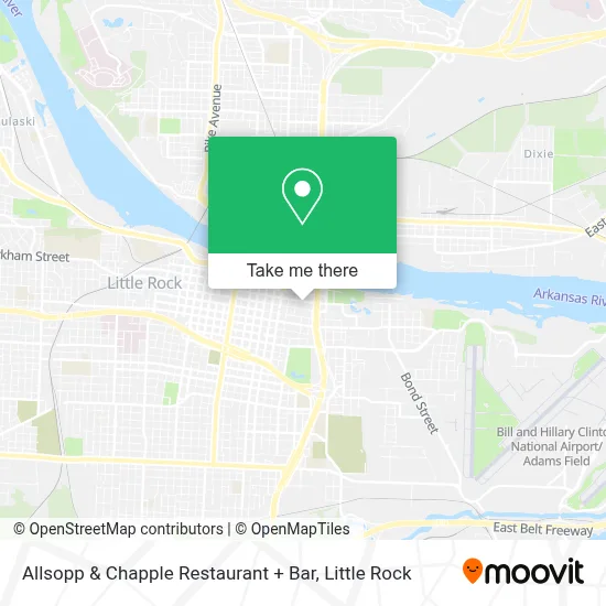 Allsopp & Chapple Restaurant + Bar map