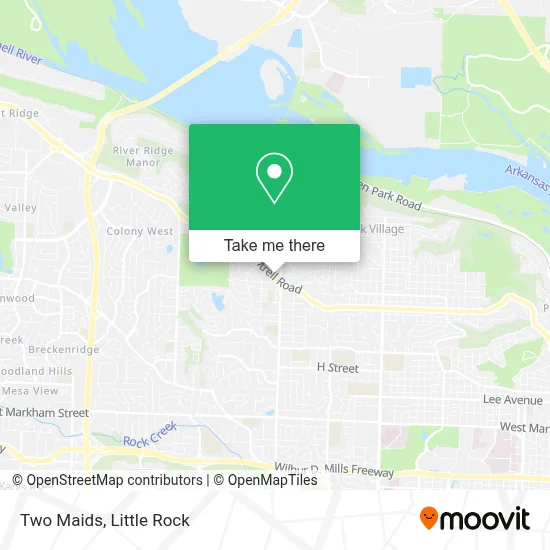 Two Maids map
