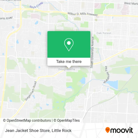 Jean Jacket Shoe Store map