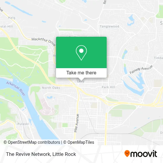 The Revive Network map