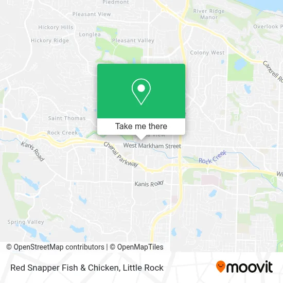Red Snapper Fish & Chicken map