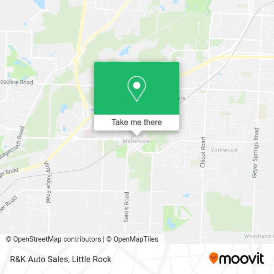 R&K Auto Sales map