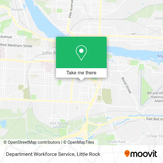 Department Workforce Service map