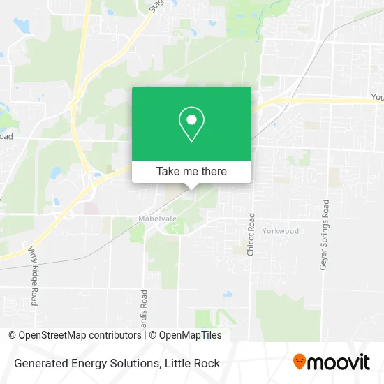 Generated Energy Solutions map