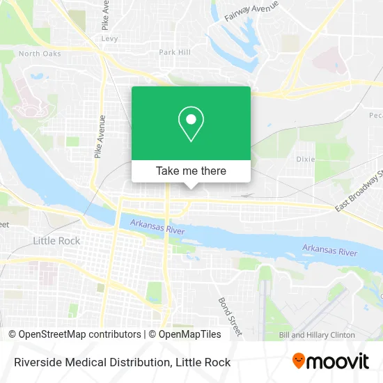 Riverside Medical Distribution map