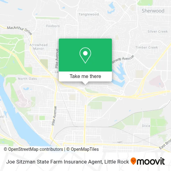 Joe Sitzman State Farm Insurance Agent map