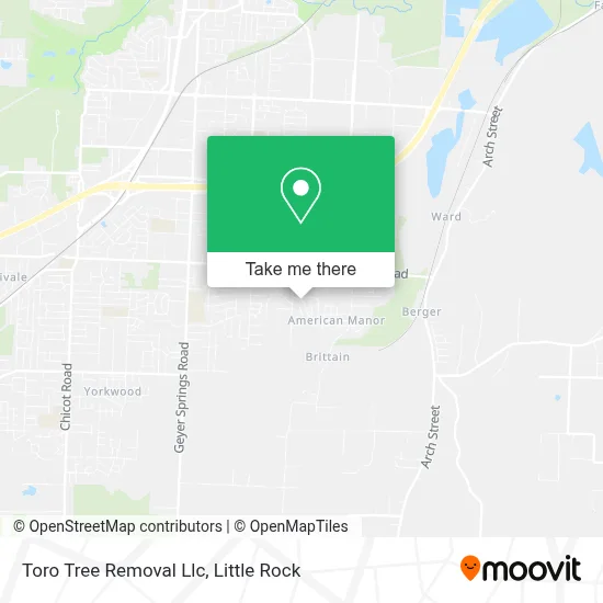Toro Tree Removal Llc map