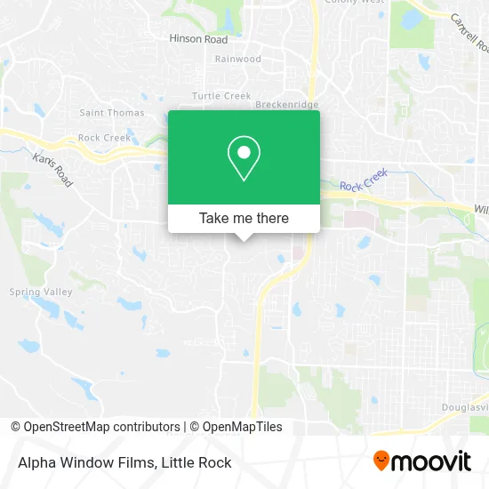 Alpha Window Films map