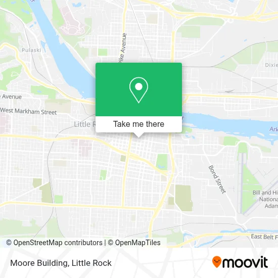 Moore Building map