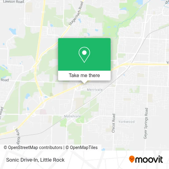 Sonic Drive-In map