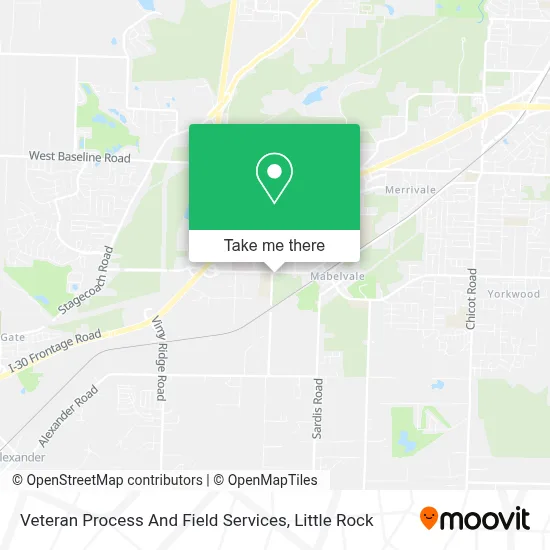 Veteran Process And Field Services map