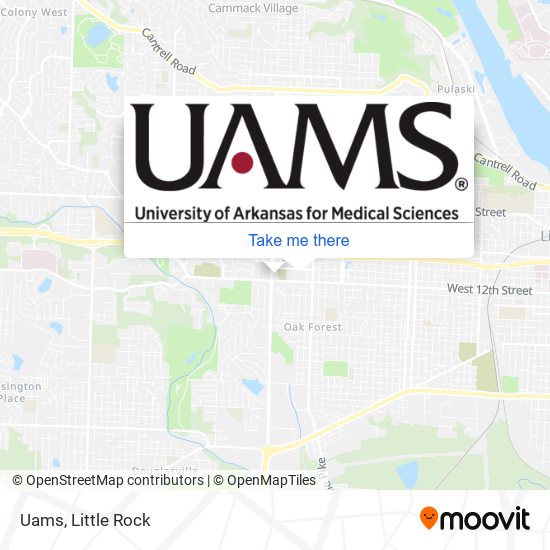 Mapa de Uams