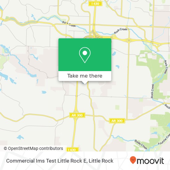 Commercial Ims Test Little Rock E, 2714 S Shackleford Rd Little Rock, AR 72205 map
