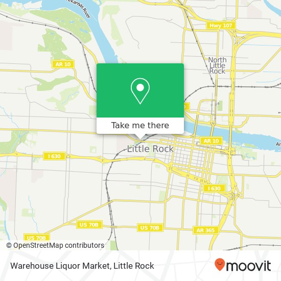 Mapa de Warehouse Liquor Market