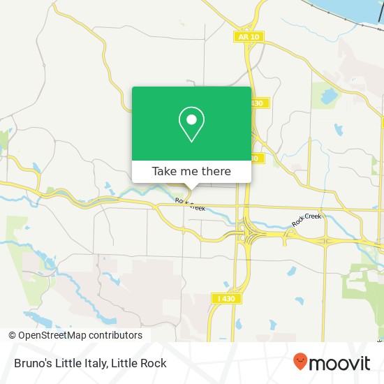 Bruno's Little Italy, 315 N Bowman Rd Little Rock, AR 72211 map