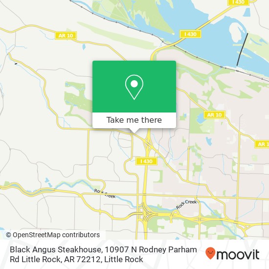 Black Angus Steakhouse, 10907 N Rodney Parham Rd Little Rock, AR 72212 map