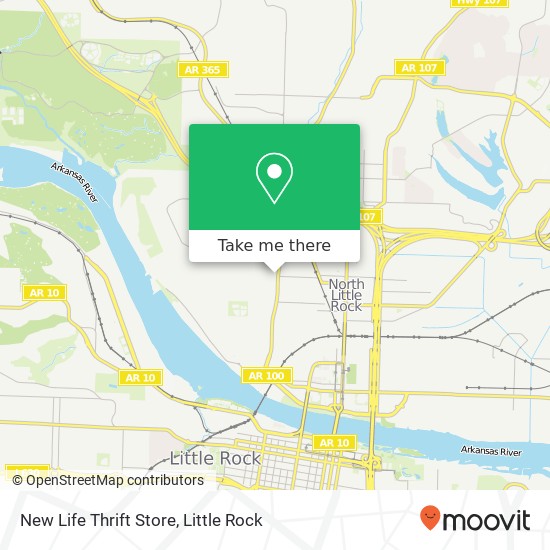 New Life Thrift Store, 1109 W 18th St North Little Rock, AR 72114 map