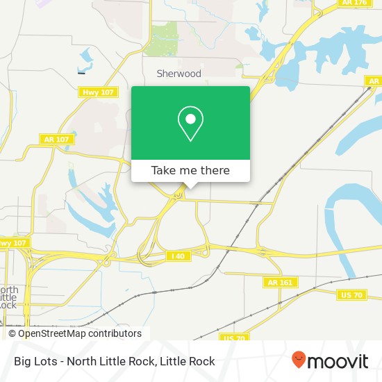 Big Lots - North Little Rock, 4213 E McCain Blvd North Little Rock, AR 72117 map