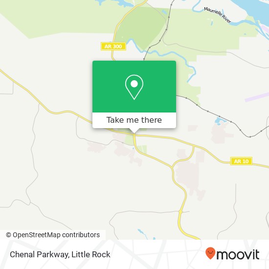 Mapa de Chenal Parkway