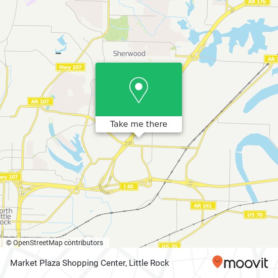 Market Plaza Shopping Center map