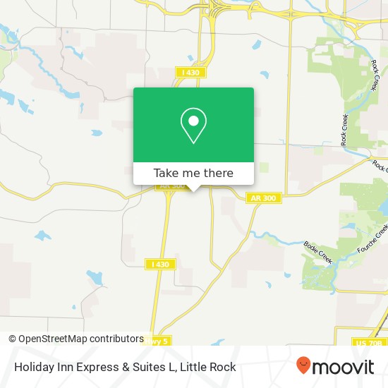 Mapa de Holiday Inn Express & Suites L