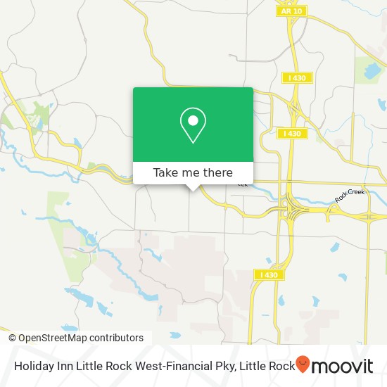 Mapa de Holiday Inn Little Rock West-Financial Pky