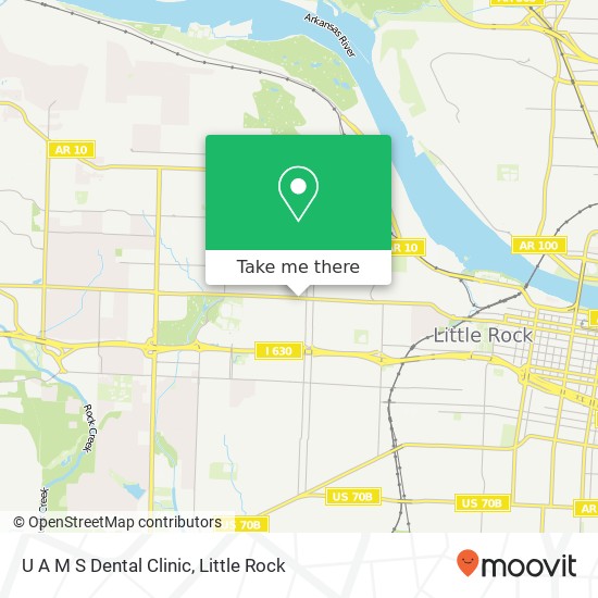 U A M S Dental Clinic map