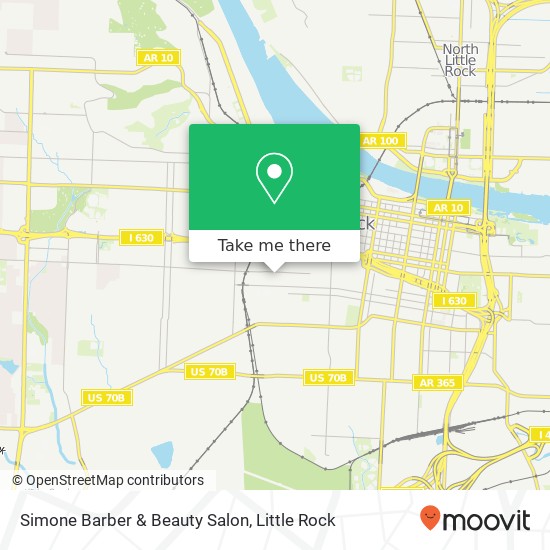 Simone Barber & Beauty Salon map