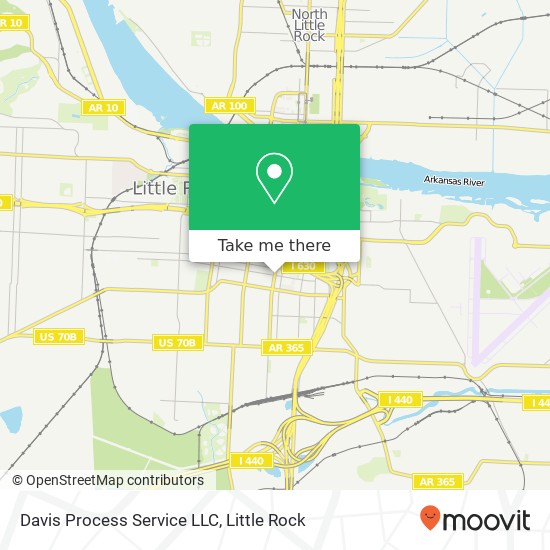 Davis Process Service LLC map