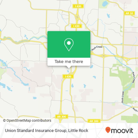 Union Standard Insurance Group map