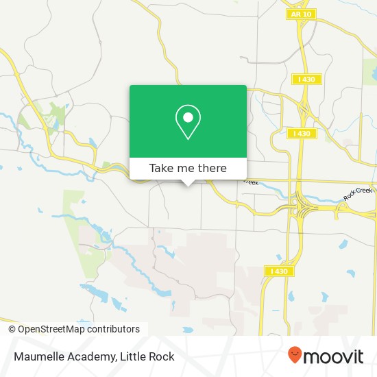 Mapa de Maumelle Academy