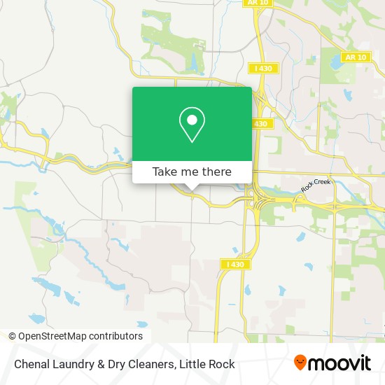 Chenal Laundry & Dry Cleaners map