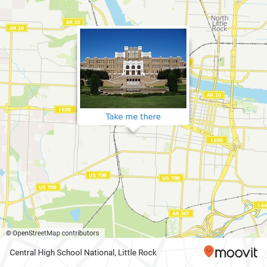 Mapa de Central High School National