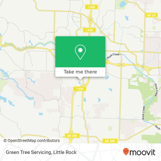 Mapa de Green Tree Servicing