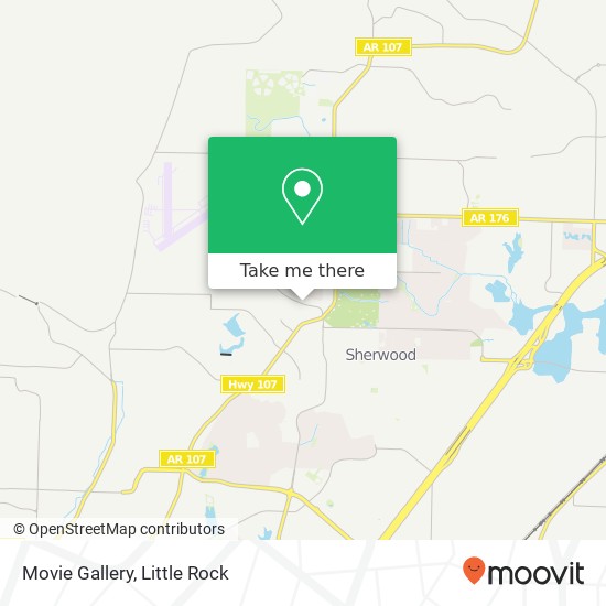 Movie Gallery map