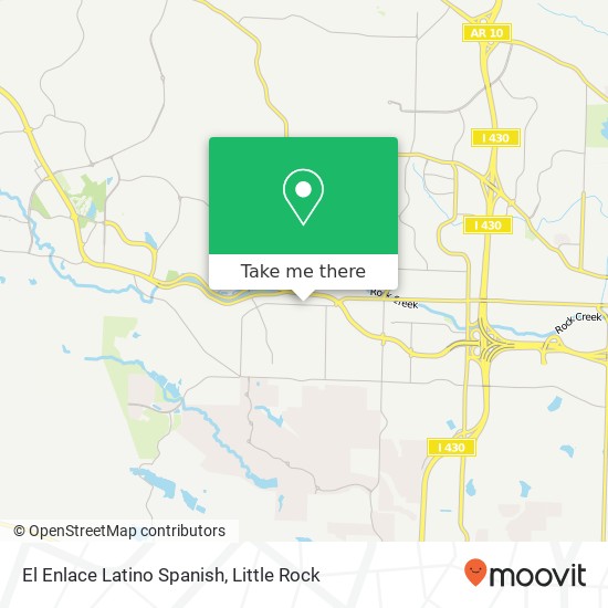 El Enlace Latino Spanish map