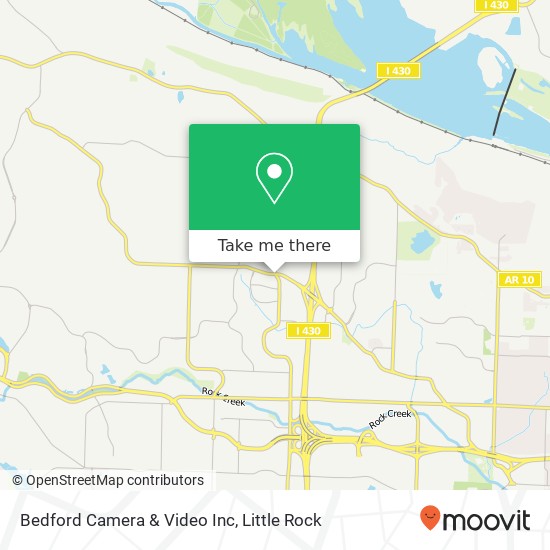 Bedford Camera & Video Inc map