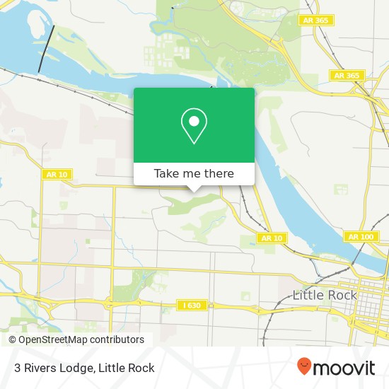 Mapa de 3 Rivers Lodge