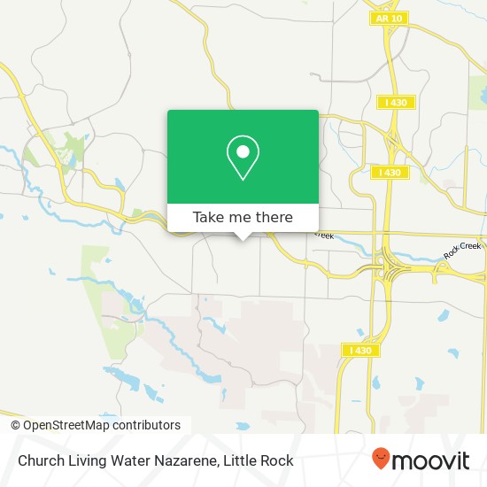 Mapa de Church Living Water Nazarene