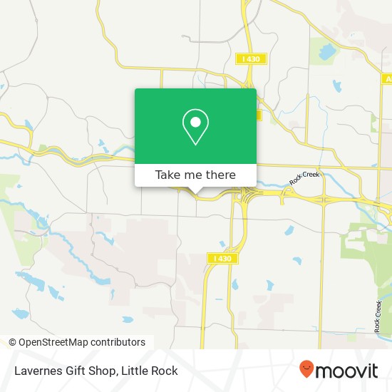 Mapa de Lavernes Gift Shop