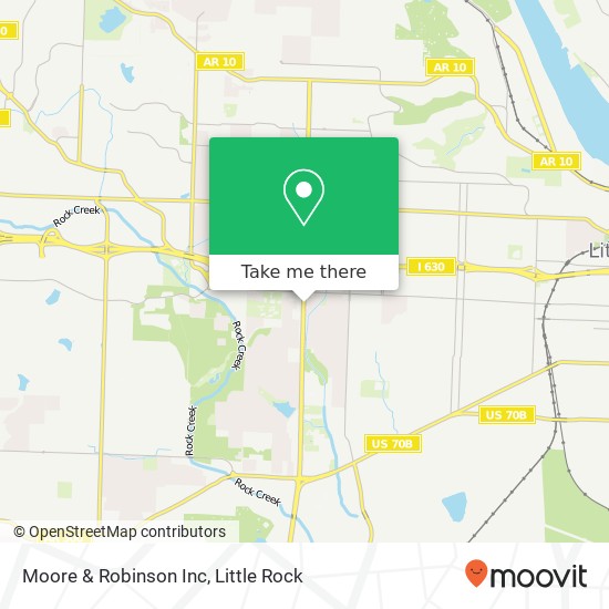Moore & Robinson Inc map