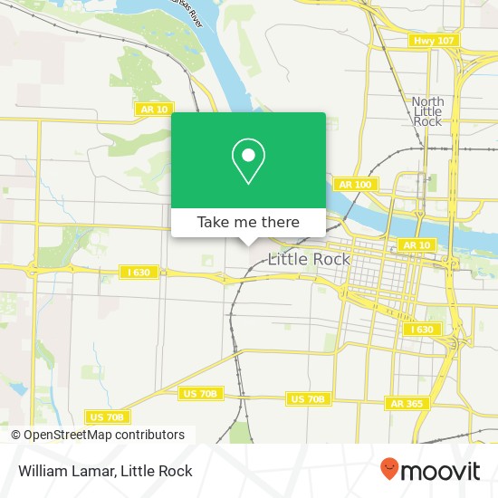 William Lamar map