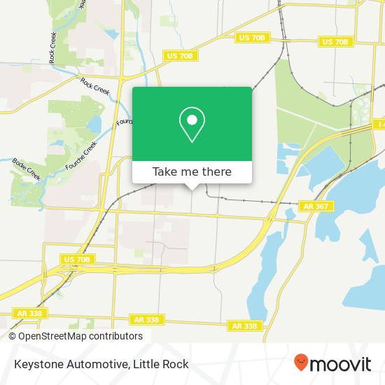 Keystone Automotive map