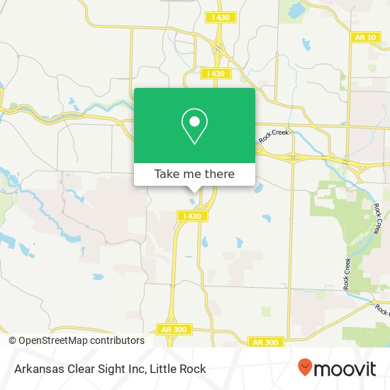 Mapa de Arkansas Clear Sight Inc